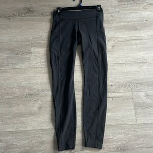 Black Lululemon Leggings with Pockets - Size Small